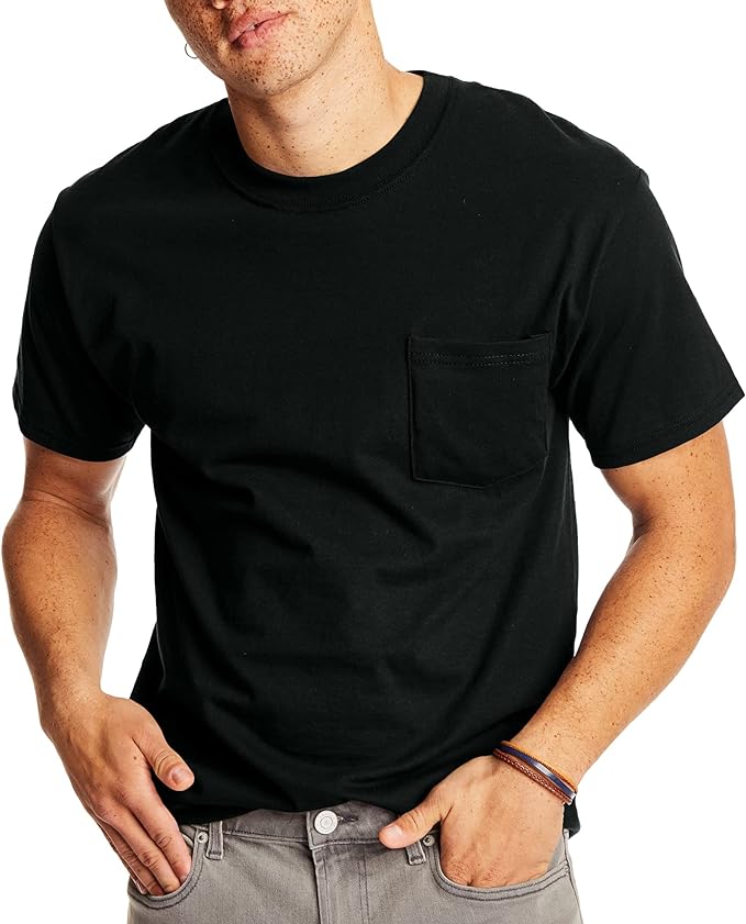 Men's Heavyweight Pocket T-Shirt Black